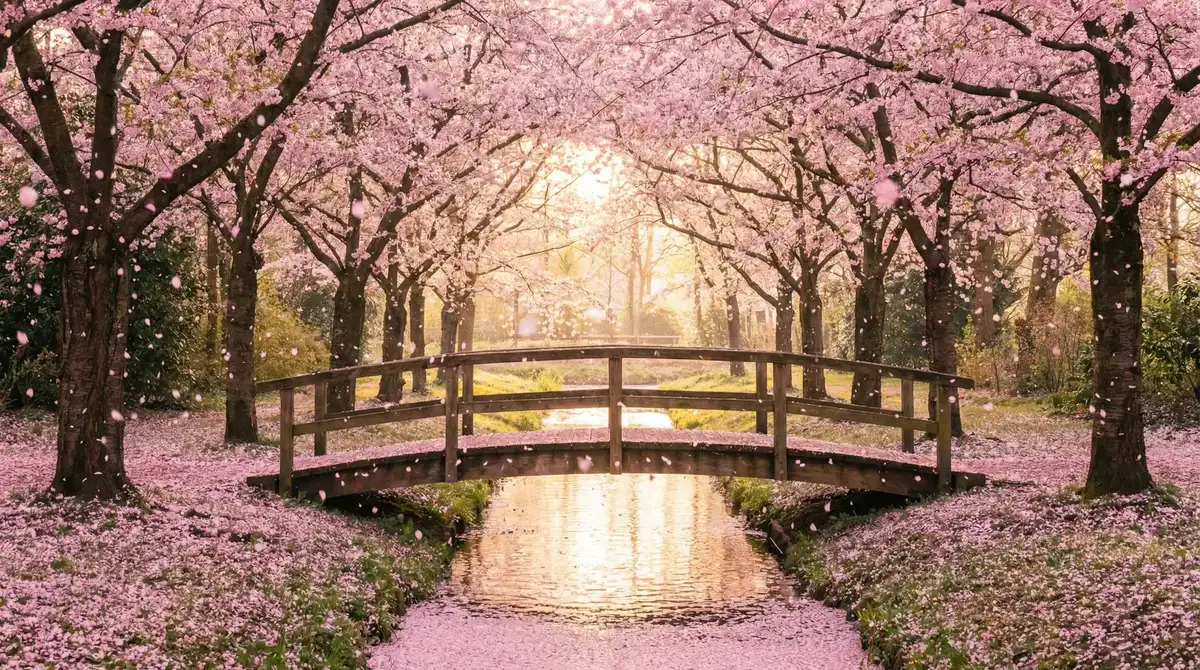 樱花桥畔 - 亲爱的老师韩国高清中字 唯美风景